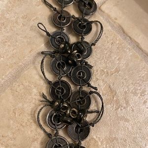 Antique button bracelet